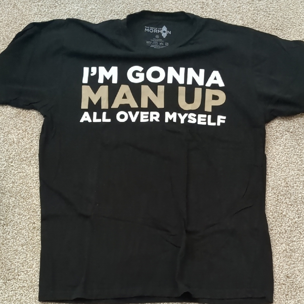 Book Of Mormon Broadway Man Up T-Shirt